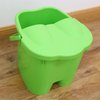 Basicwise Foot Massage Spa Bath Bucket with Cover QI003324